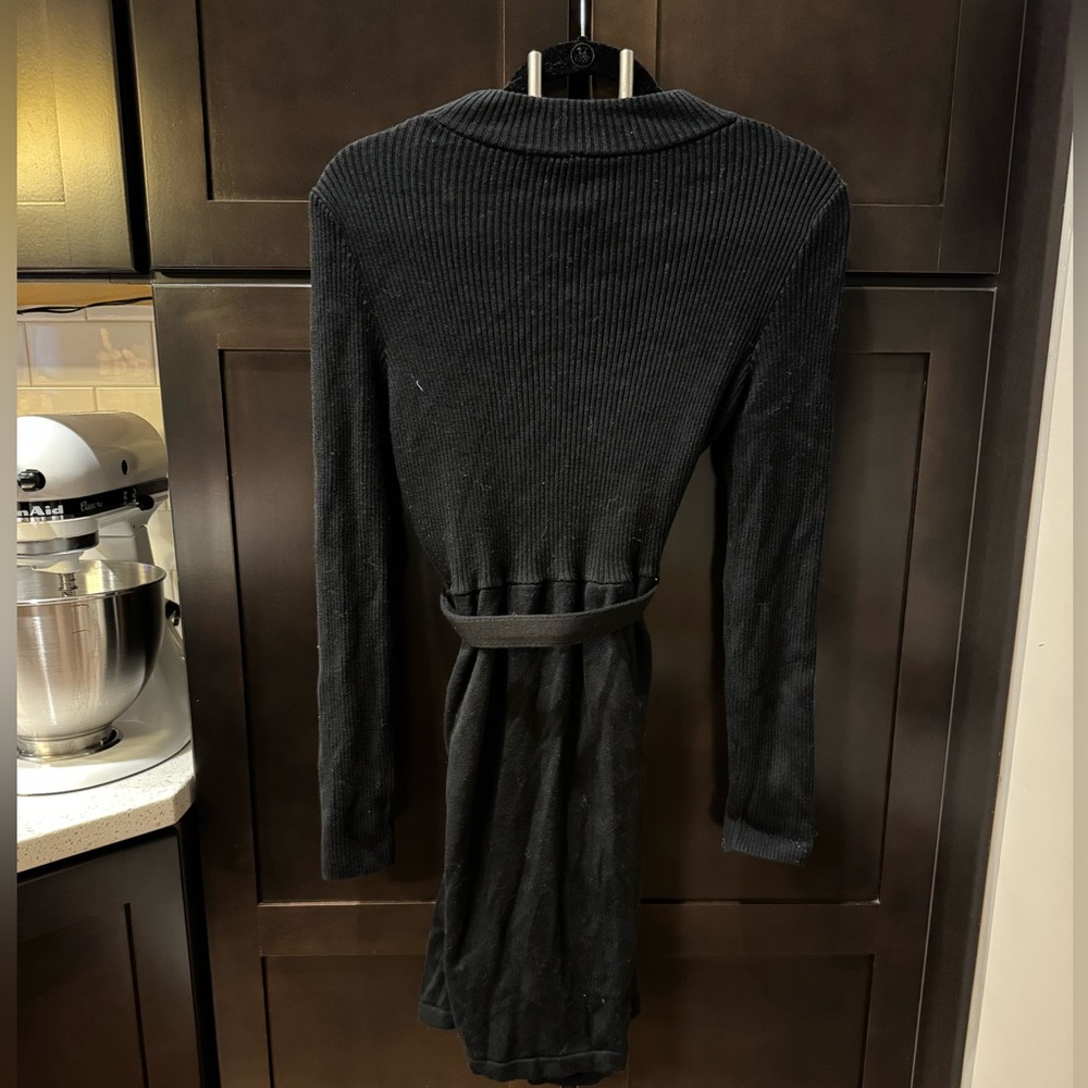 Free People French Girl Sweater Dress Black Size M - Picture 5 of 9